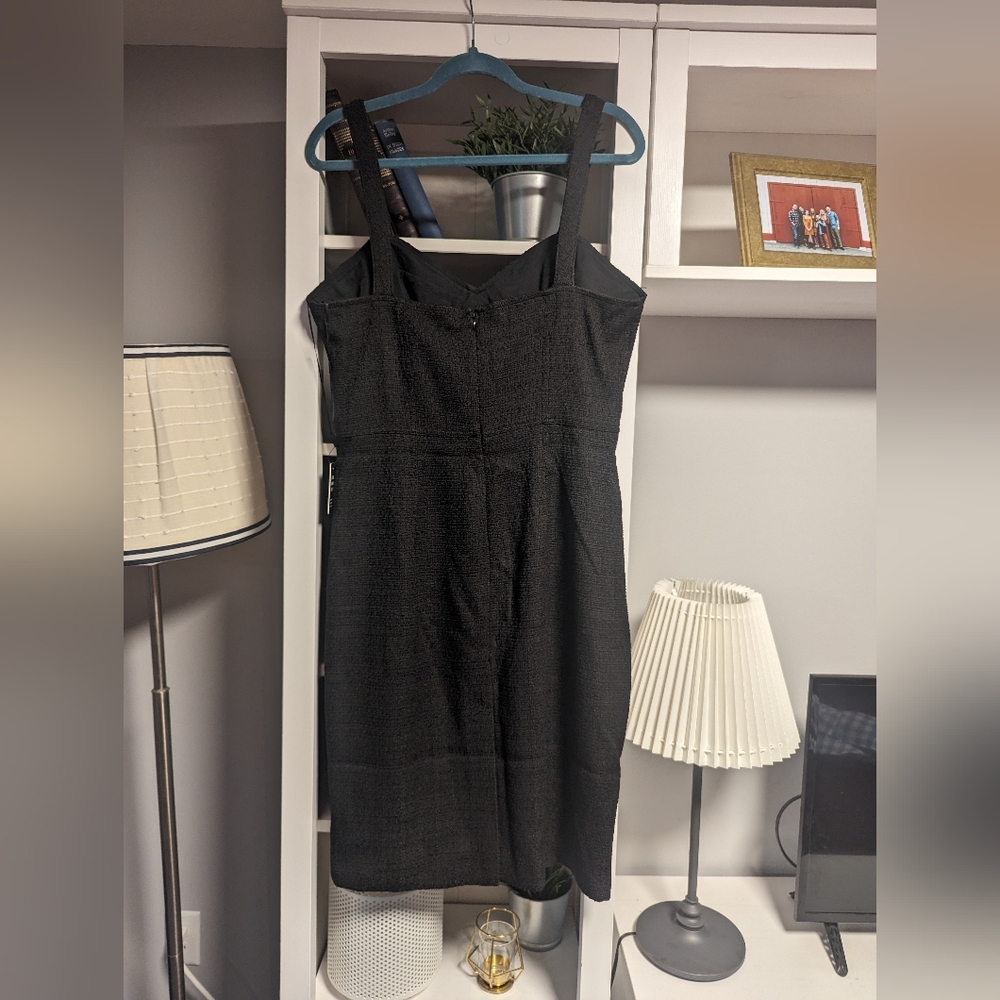 Little Black Tweed Express Dress